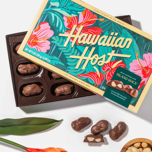 【セット割引】ハイビスカス マカダミアナッツチョコレート(12粒)4箱セット